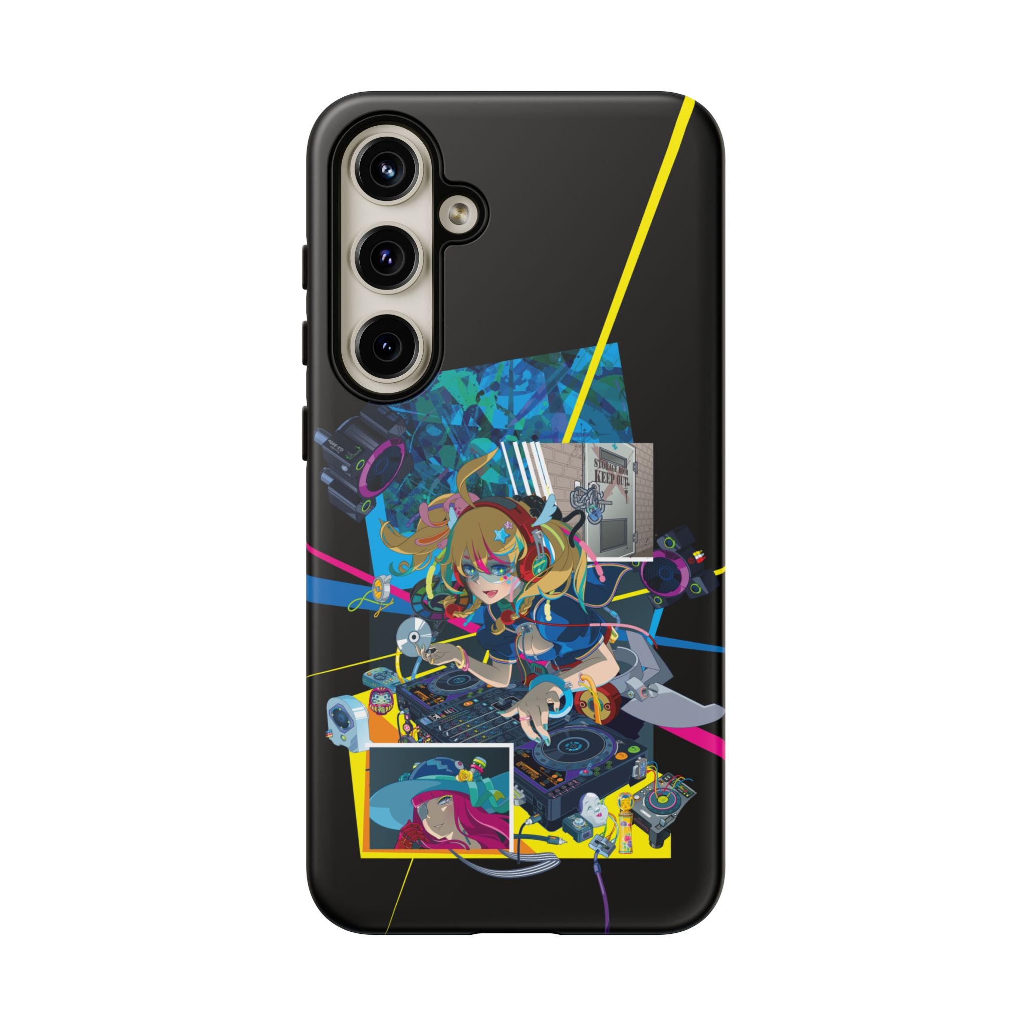 HYPERSONIC music club DJ VAL - Tough Phone Case