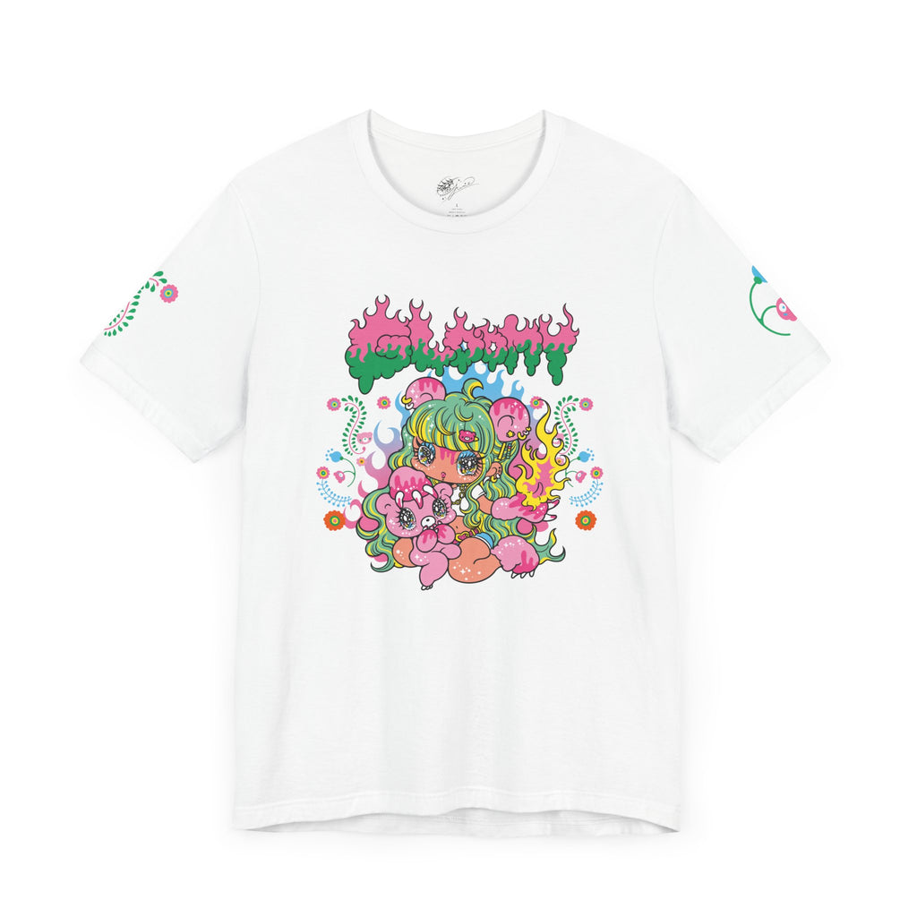 YURIE SEKIYA X GLOOMY BEAR🌟 FLAME GAL 2024 Unisex Short Sleeve Tee