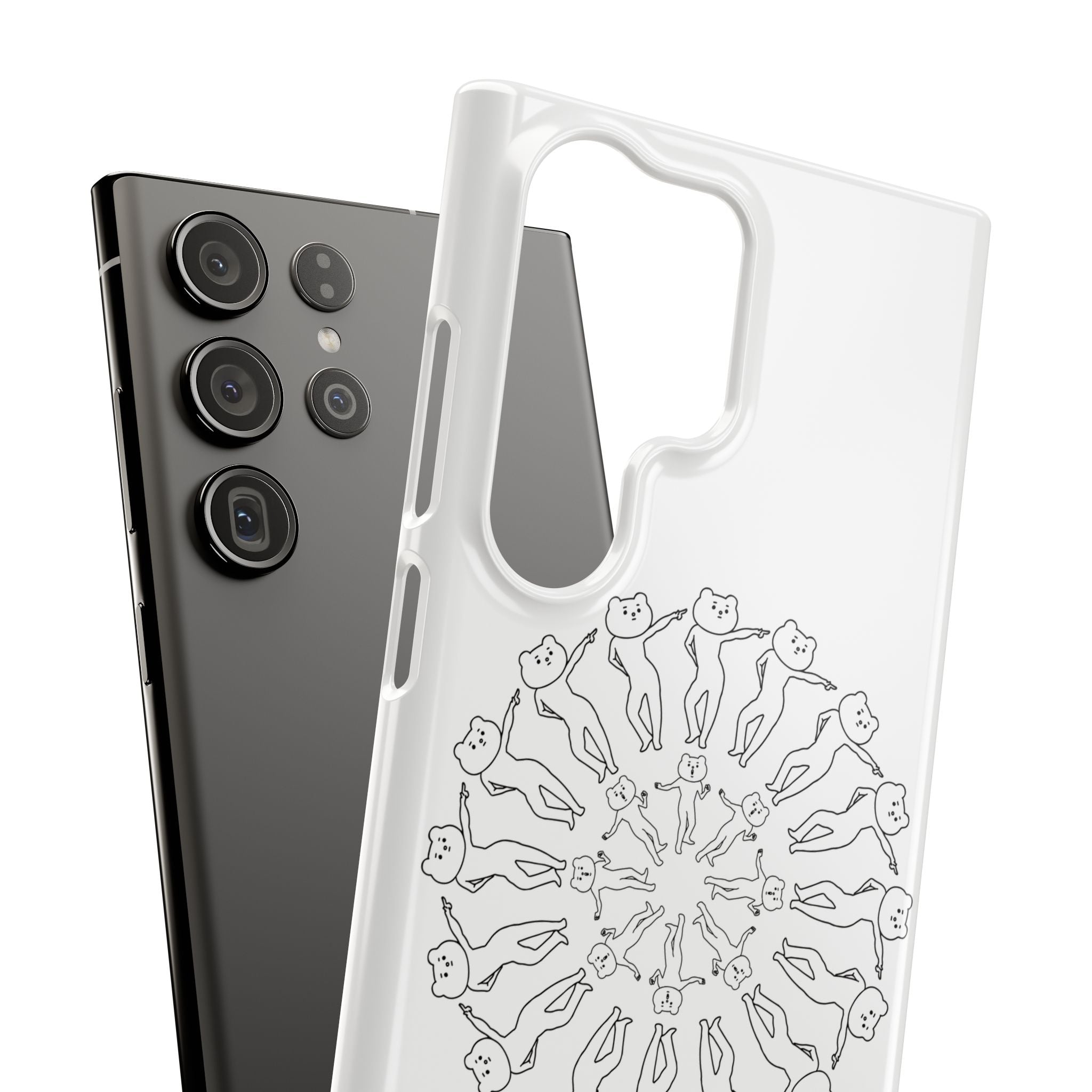 Betakkuma Swirl Pattern Phone Case