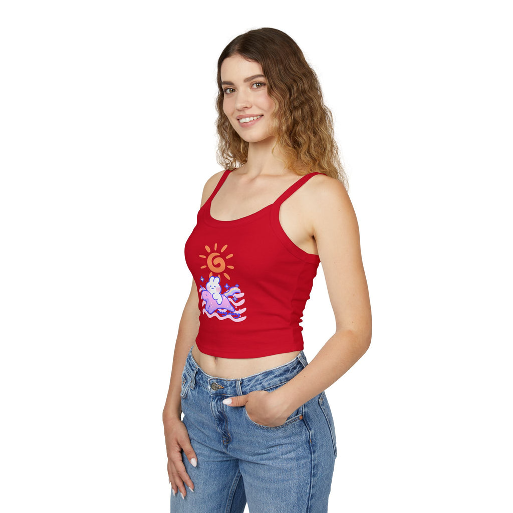 Lovely Mong Mong Spaghetti Strap Tank Top