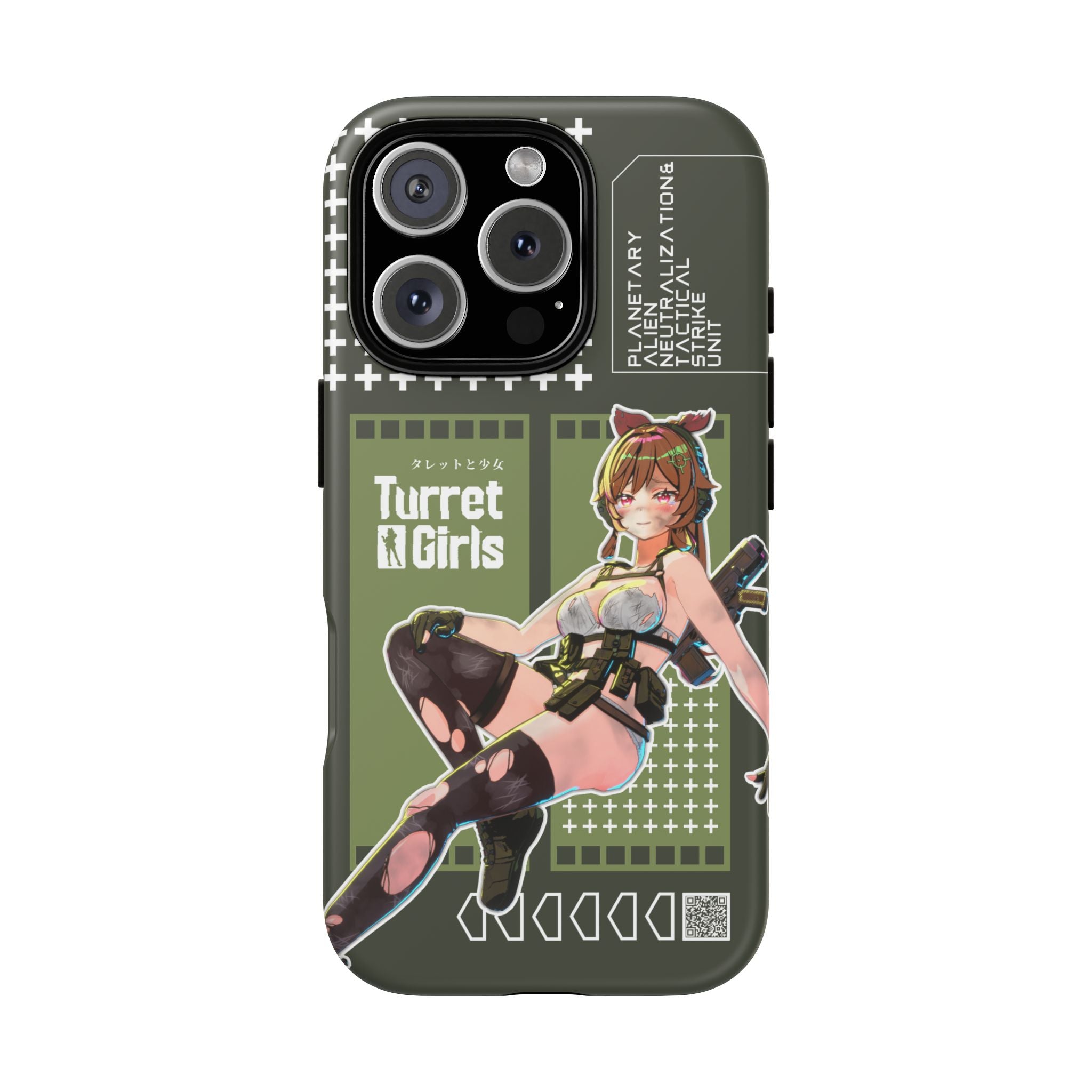 タレットガールズ - ぼろぼろのスマホケース