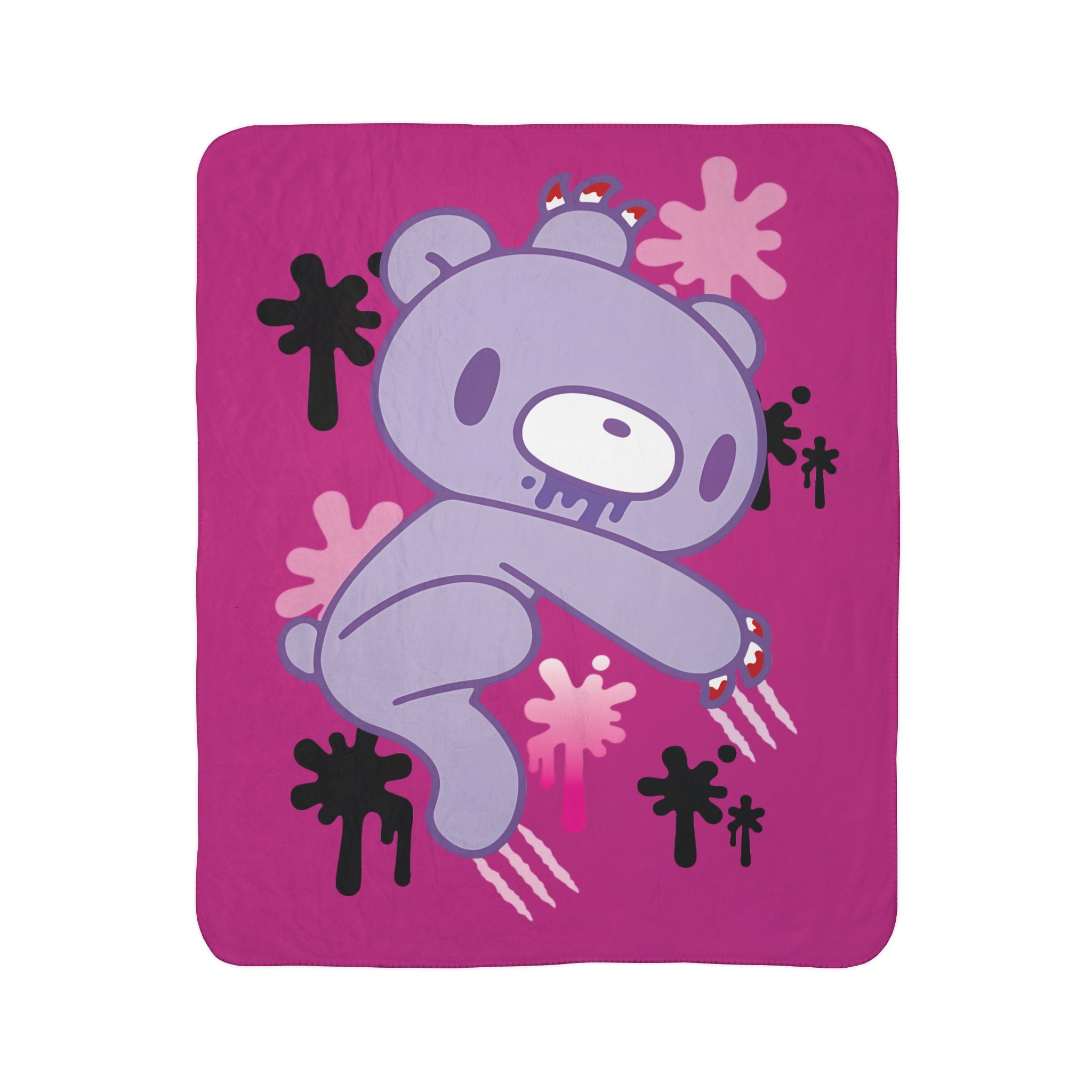 Gloomy Bear x DEDGRL6 "Jelly Thrasher" Fleece Sherpa Blanket