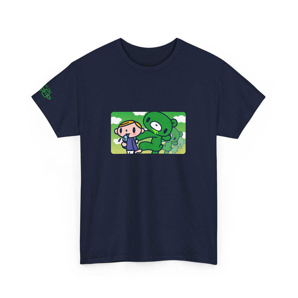 Sneak Up Green Gloomy Bear Tee
