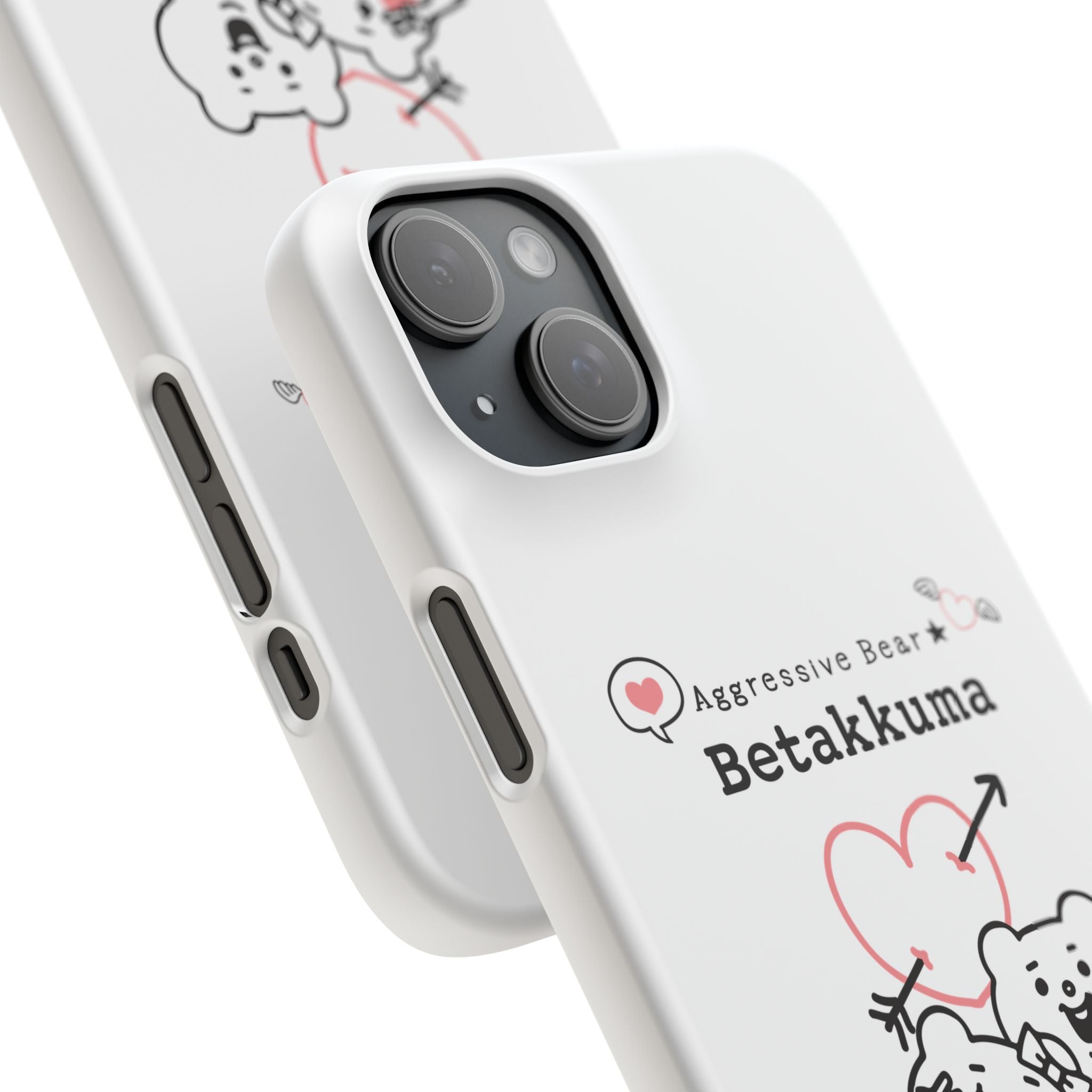 Betakkuma Arrow Heart Phone Case