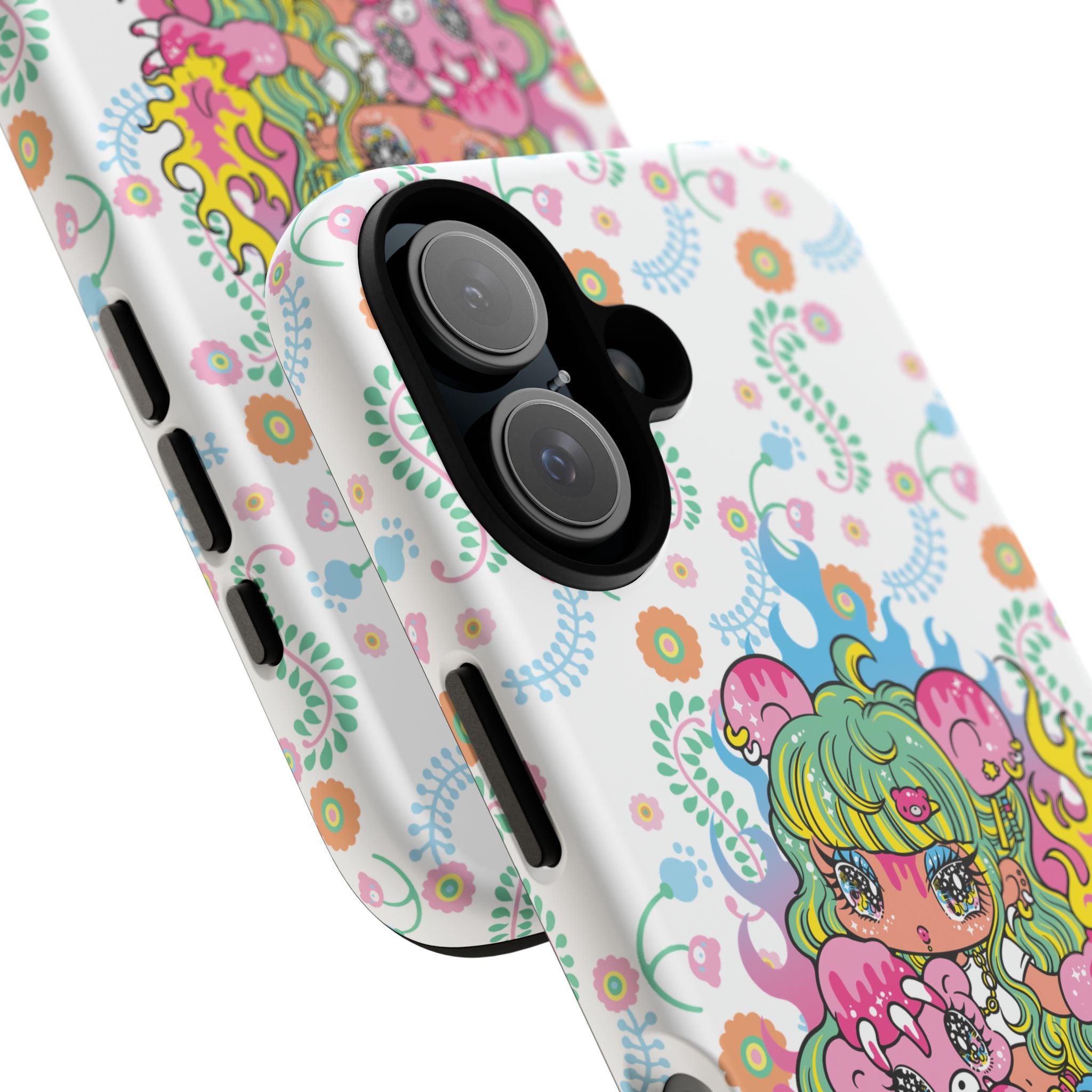 YURIE SEKIYA X GLOOMY BEAR ⭐️ FIRE GIRL PHONE CASE