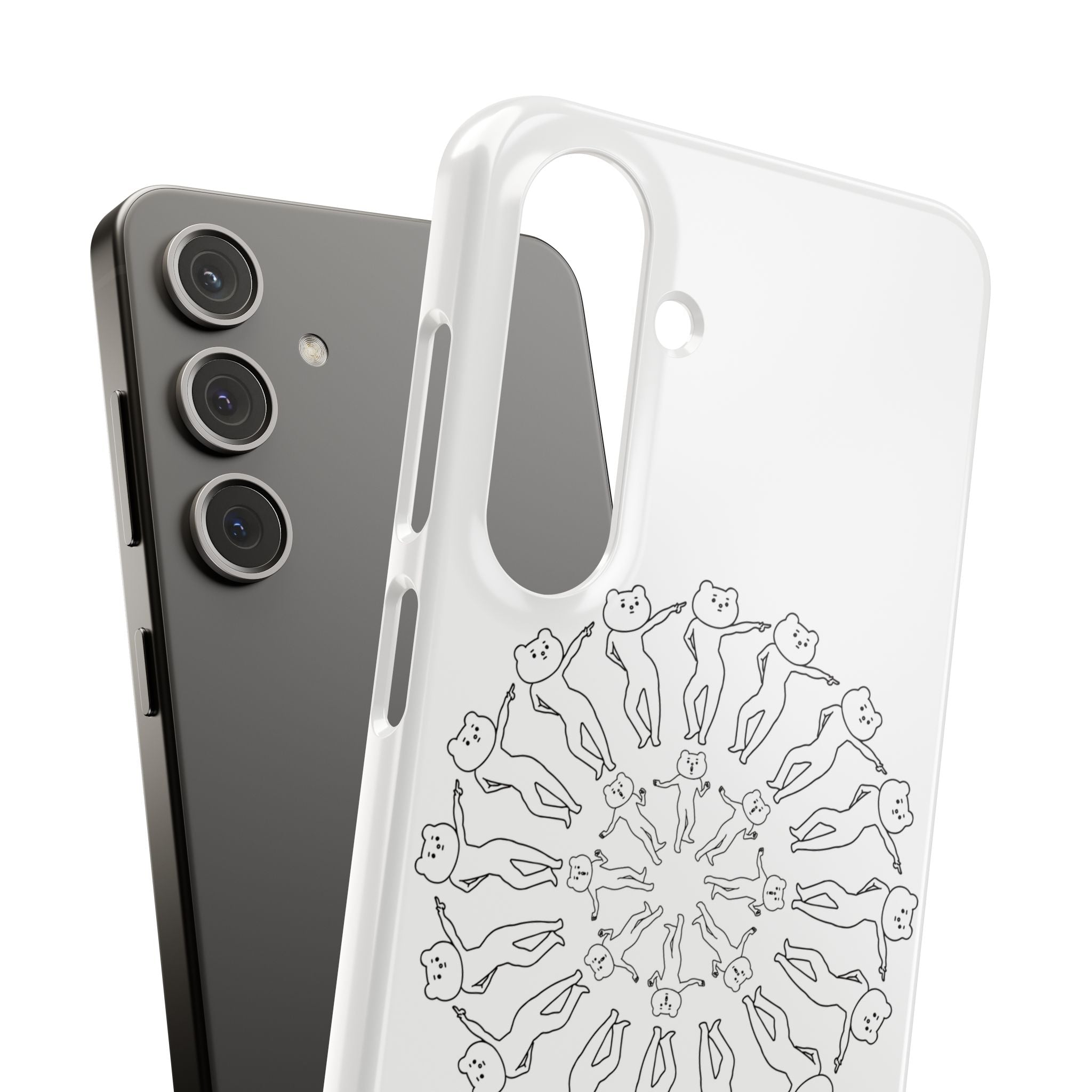 Betakkuma Swirl Pattern Phone Case