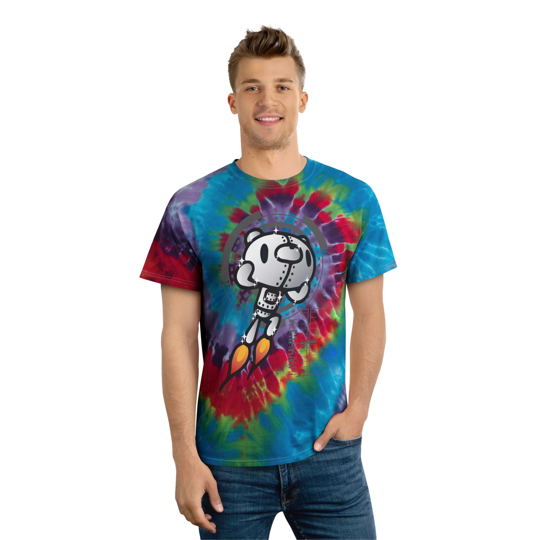 Kumakikai Tie-Dye Tee, Spiral