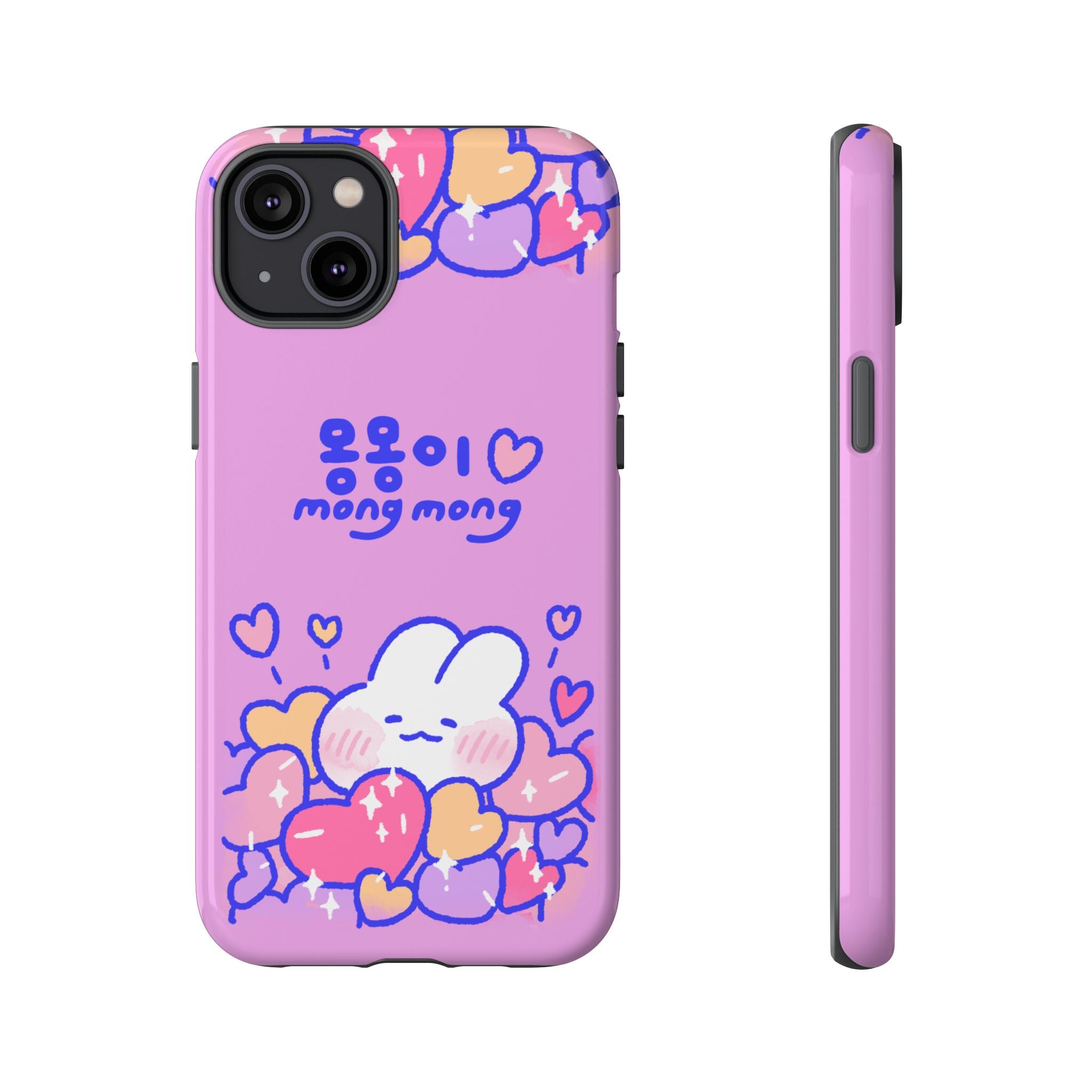 Lovely Mong Mong Heart Bath Phone Case