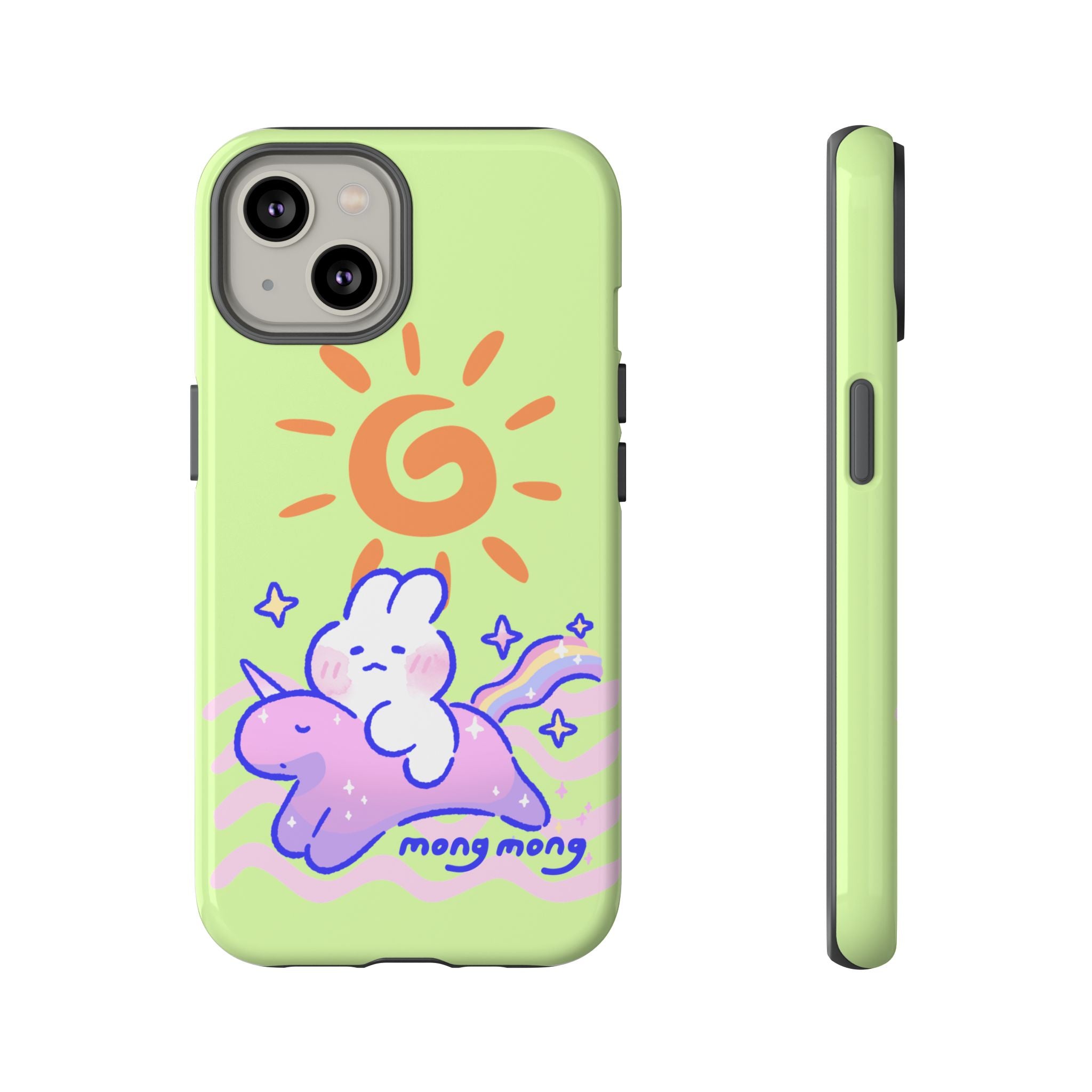 Lovely Mong Mong Ride a Unicorn Phone Case