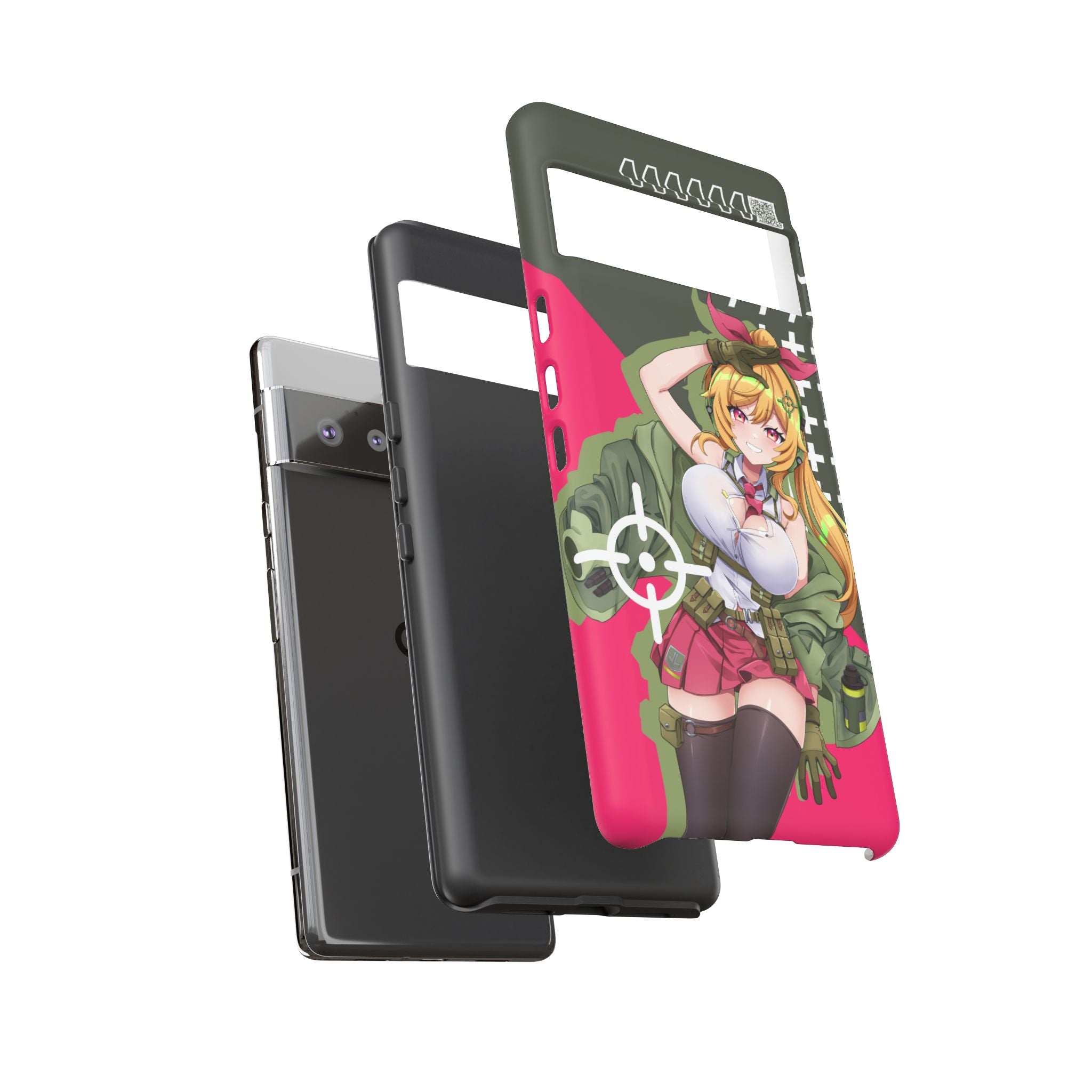 タレットガールズ - ロックオン スマホケース