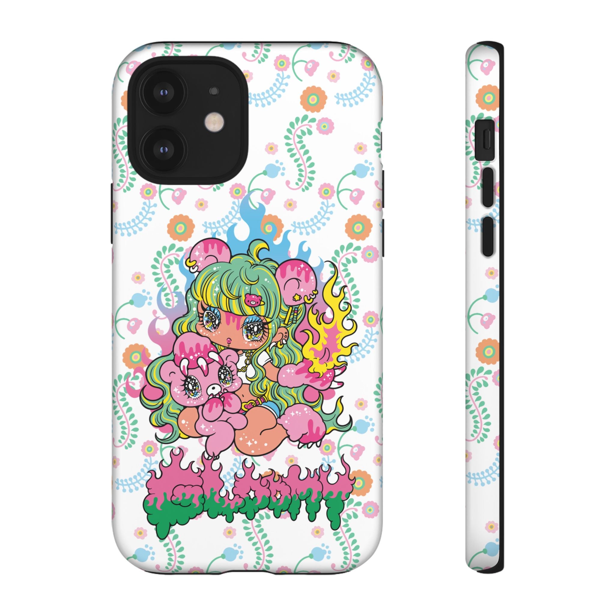 YURIE SEKIYA X GLOOMY BEAR ⭐️ FIRE GIRL PHONE CASE