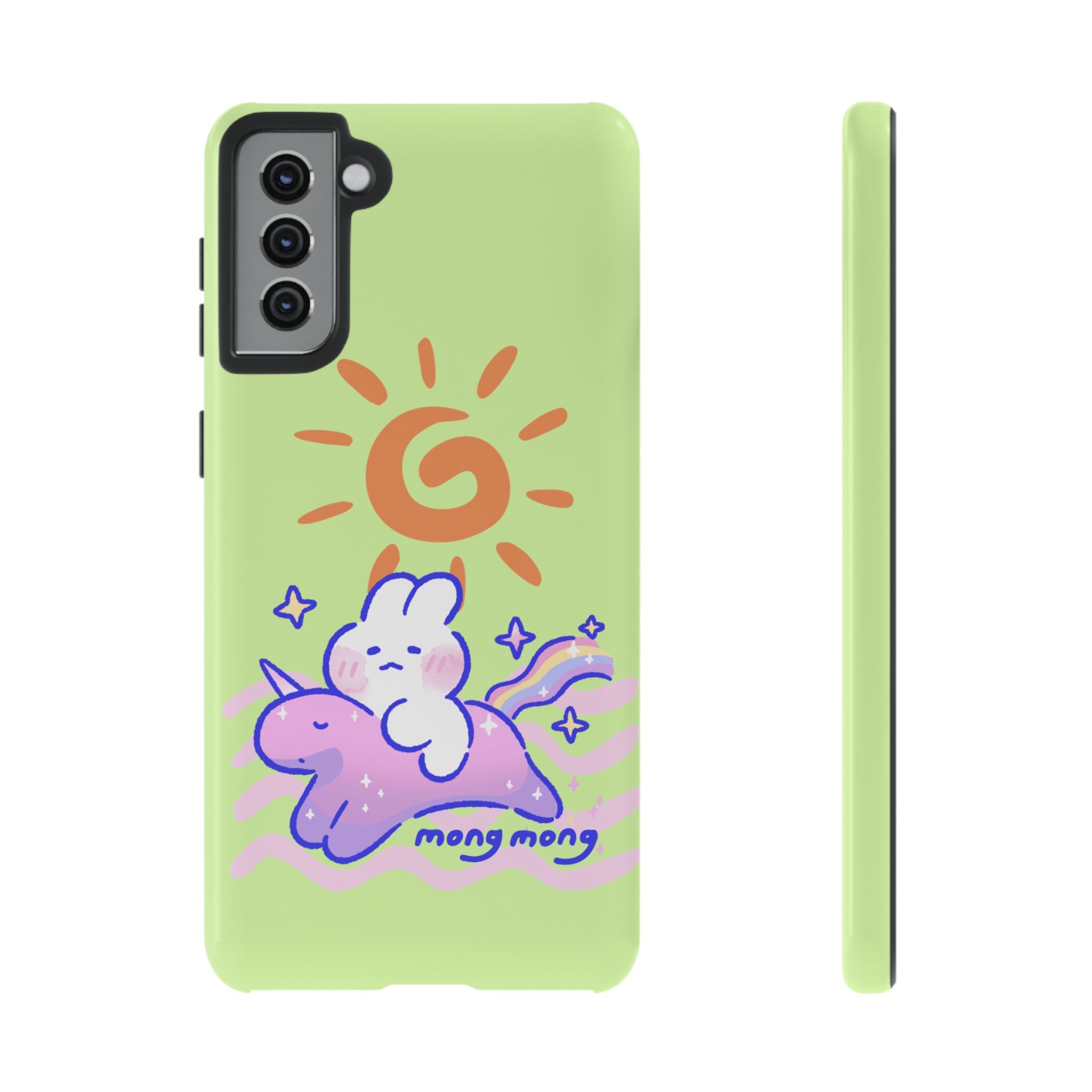 Lovely Mong Mong Ride a Unicorn Phone Case