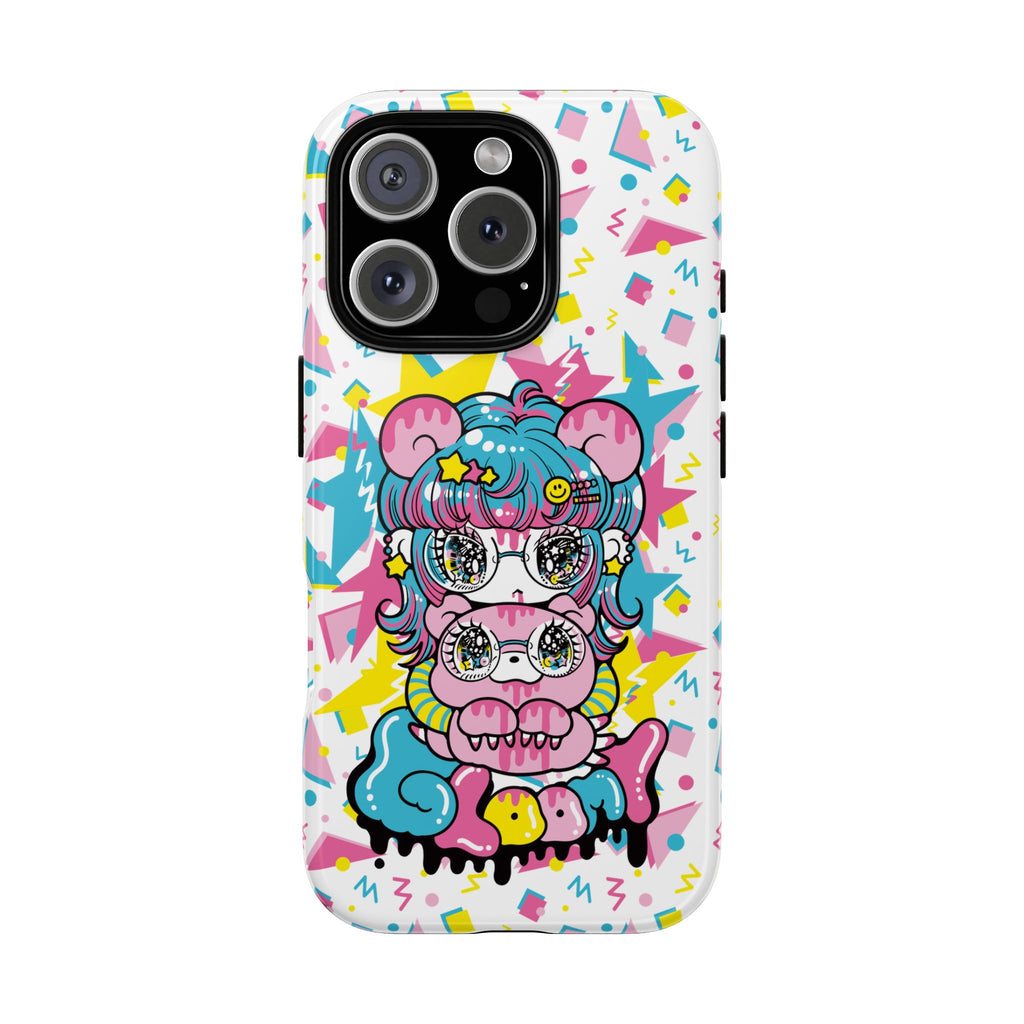 YURIE SEKIYA X GLOOMY BEAR ⭐️ FIRE GIRL PHONE CASE