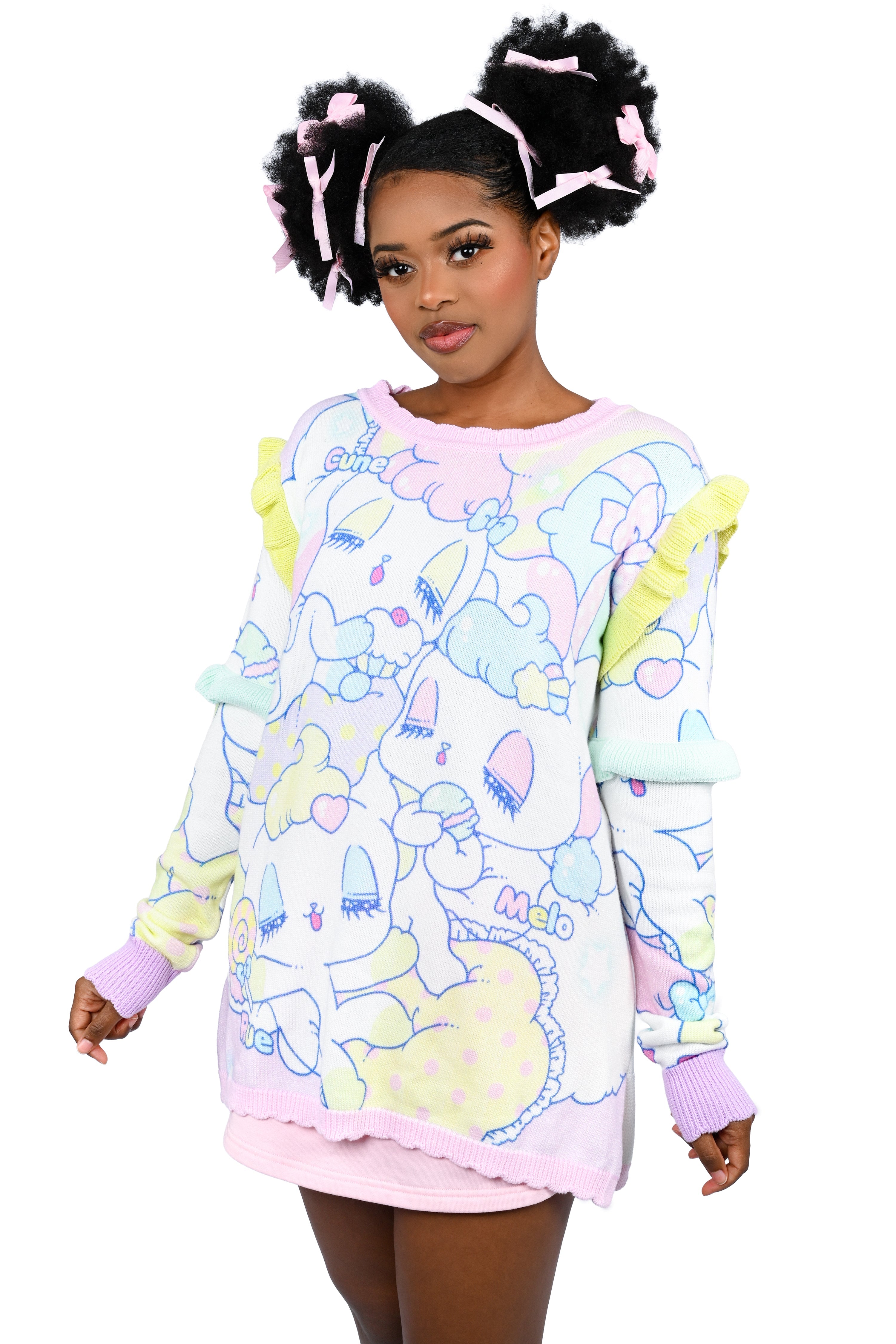 Peropero Sparkles Glitter Pullover Sweater