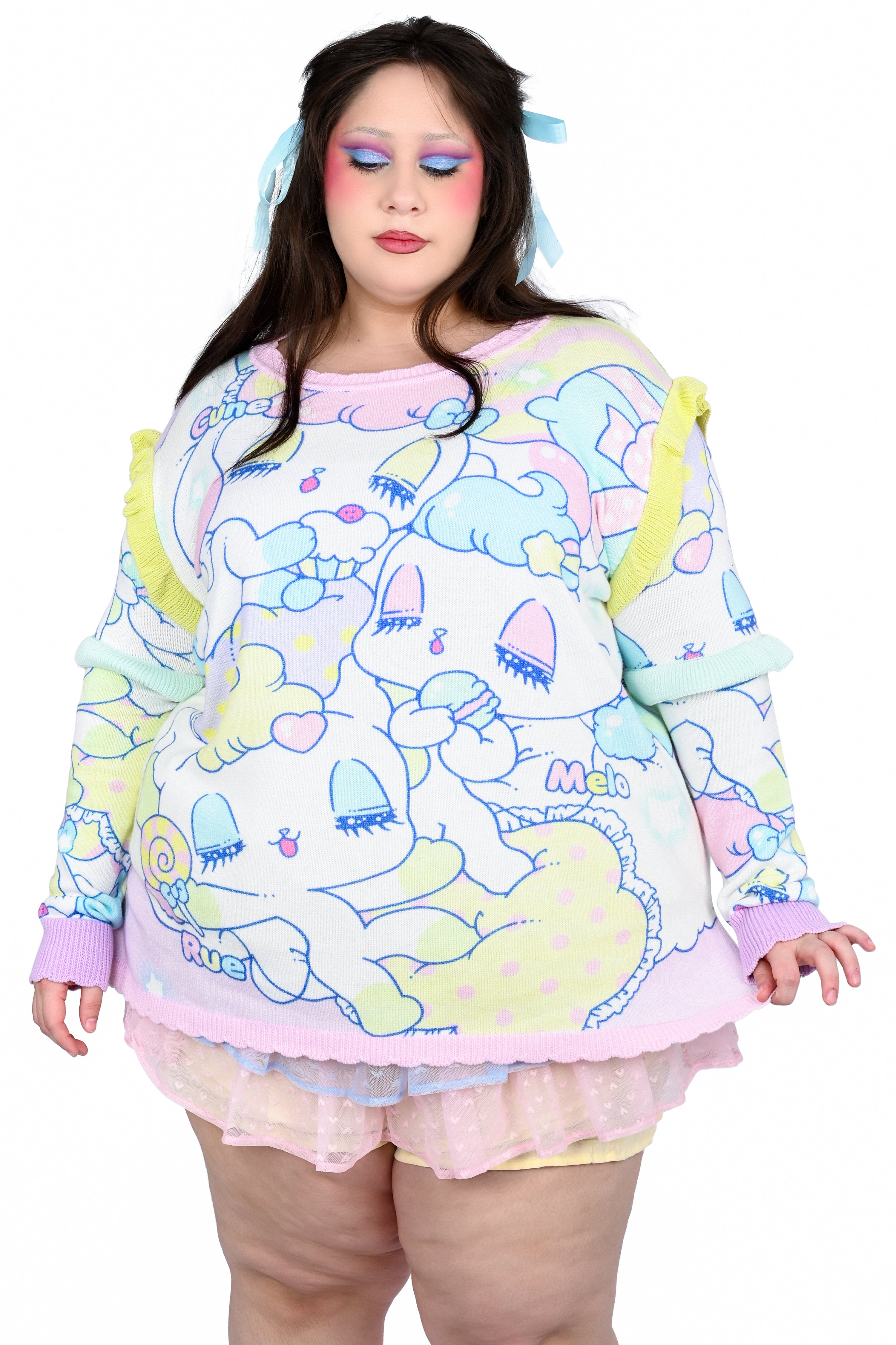 Peropero Sparkles Glitter Pullover Sweater