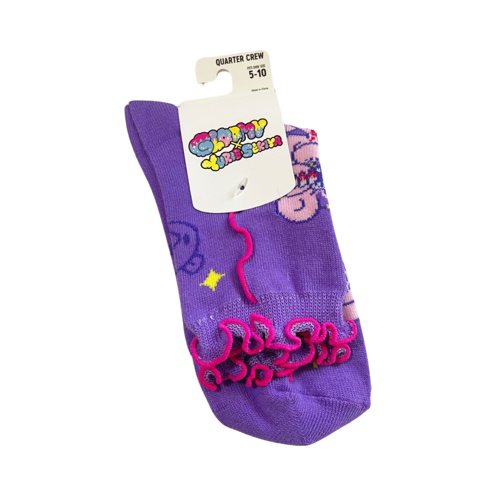 Yurie Sekiya x Gloomy Bear Ruffle Socks