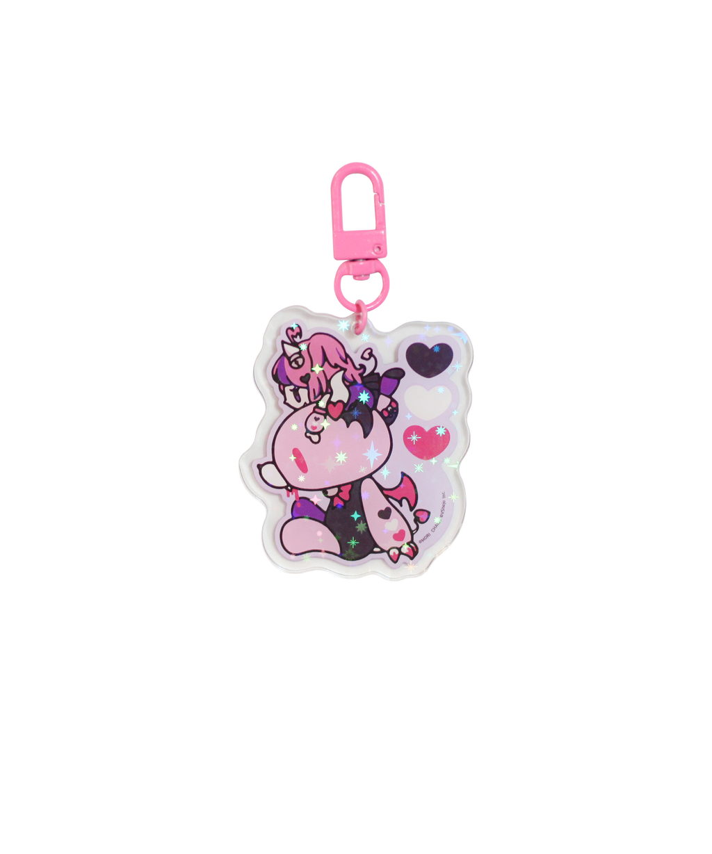 Ironmouse x Gloomy Bear Together Acrylic Keychain