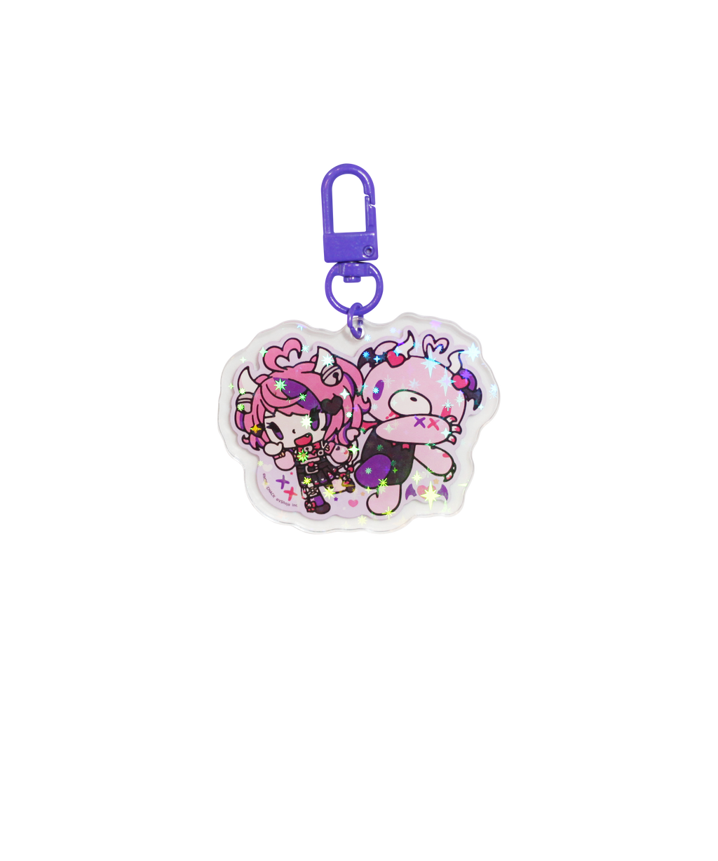 Ironmouse x Gloomy Bear Swipe Acrylic Keychain