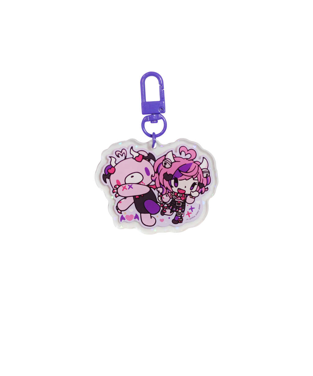 Ironmouse x Gloomy Bear Swipe Acrylic Keychain