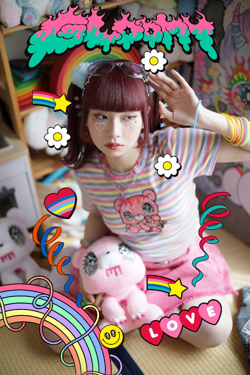 Plush Wonderland Striped Tee