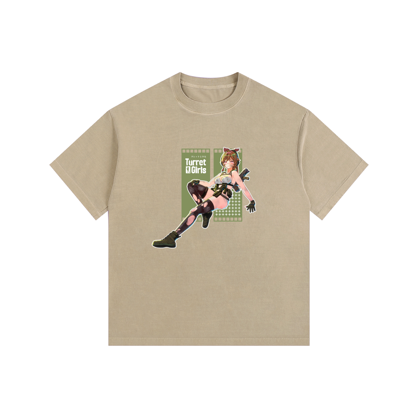 TurretGirls - TATTERED Oversized Tee