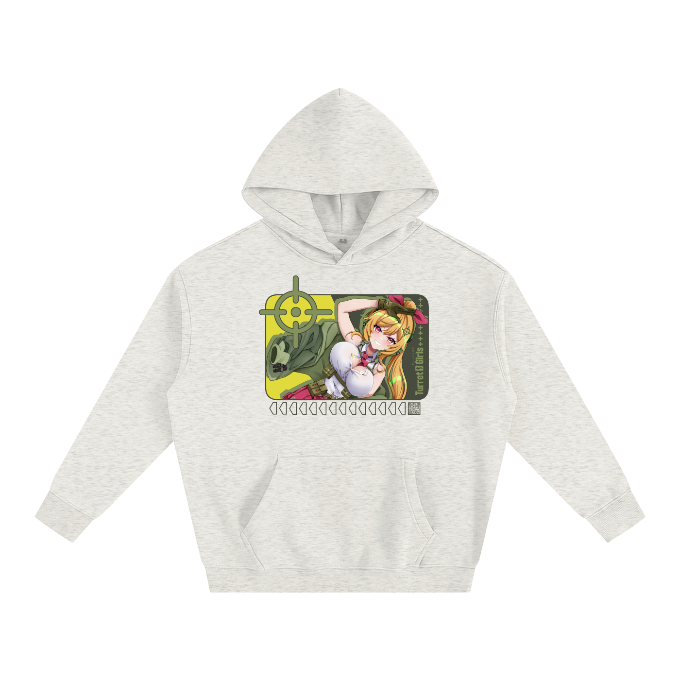 オーバーサイズフリースパーカー