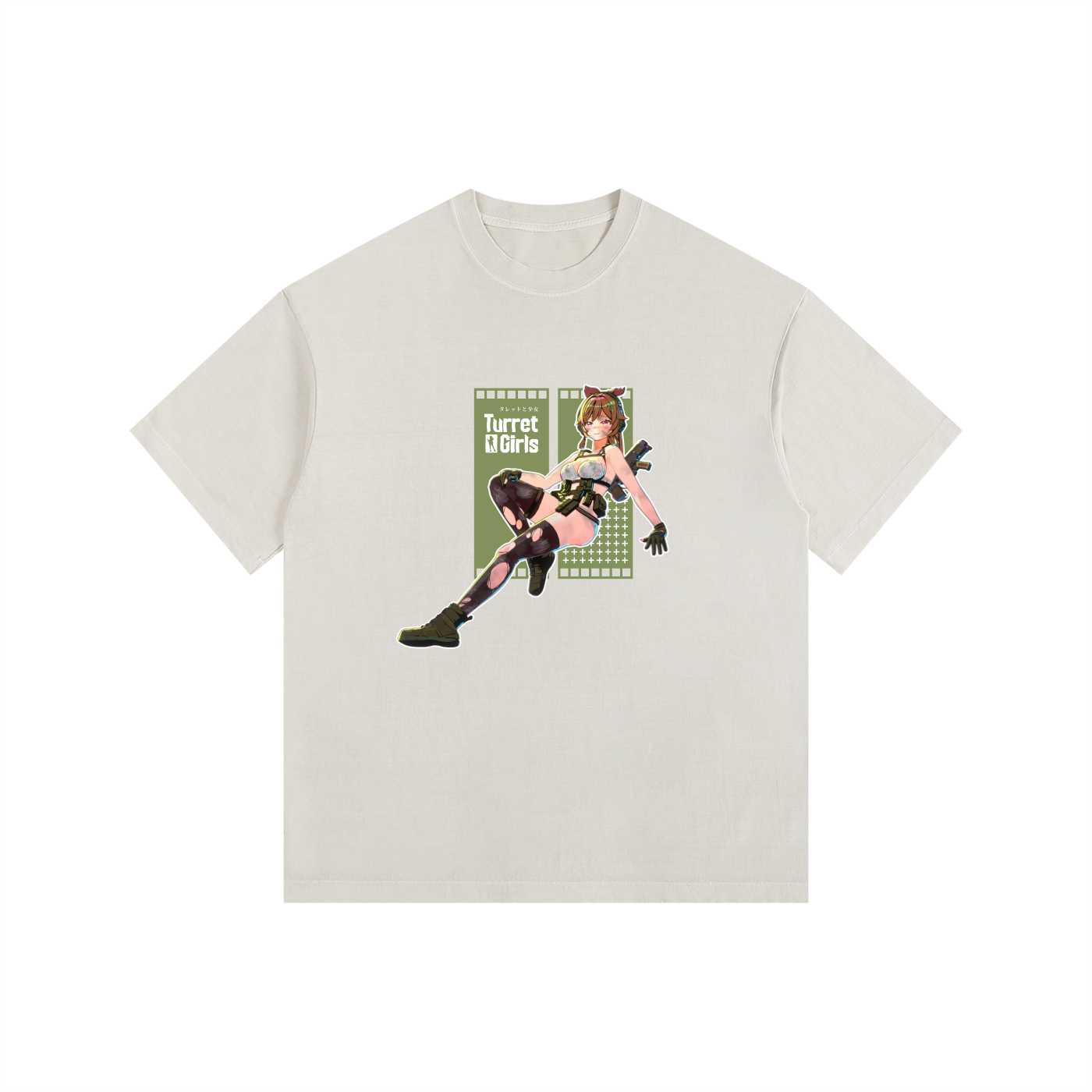TurretGirls - TATTERED Oversized Tee