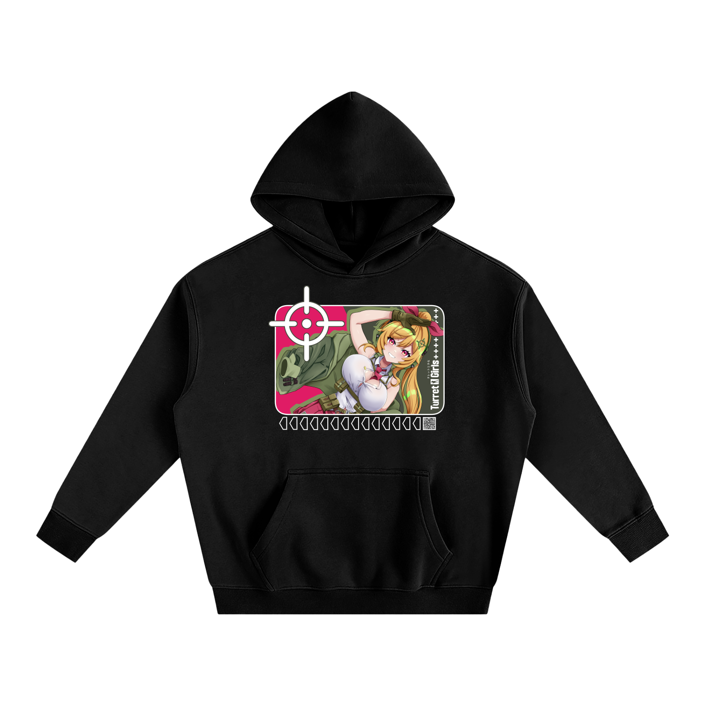 オーバーサイズフリースパーカー