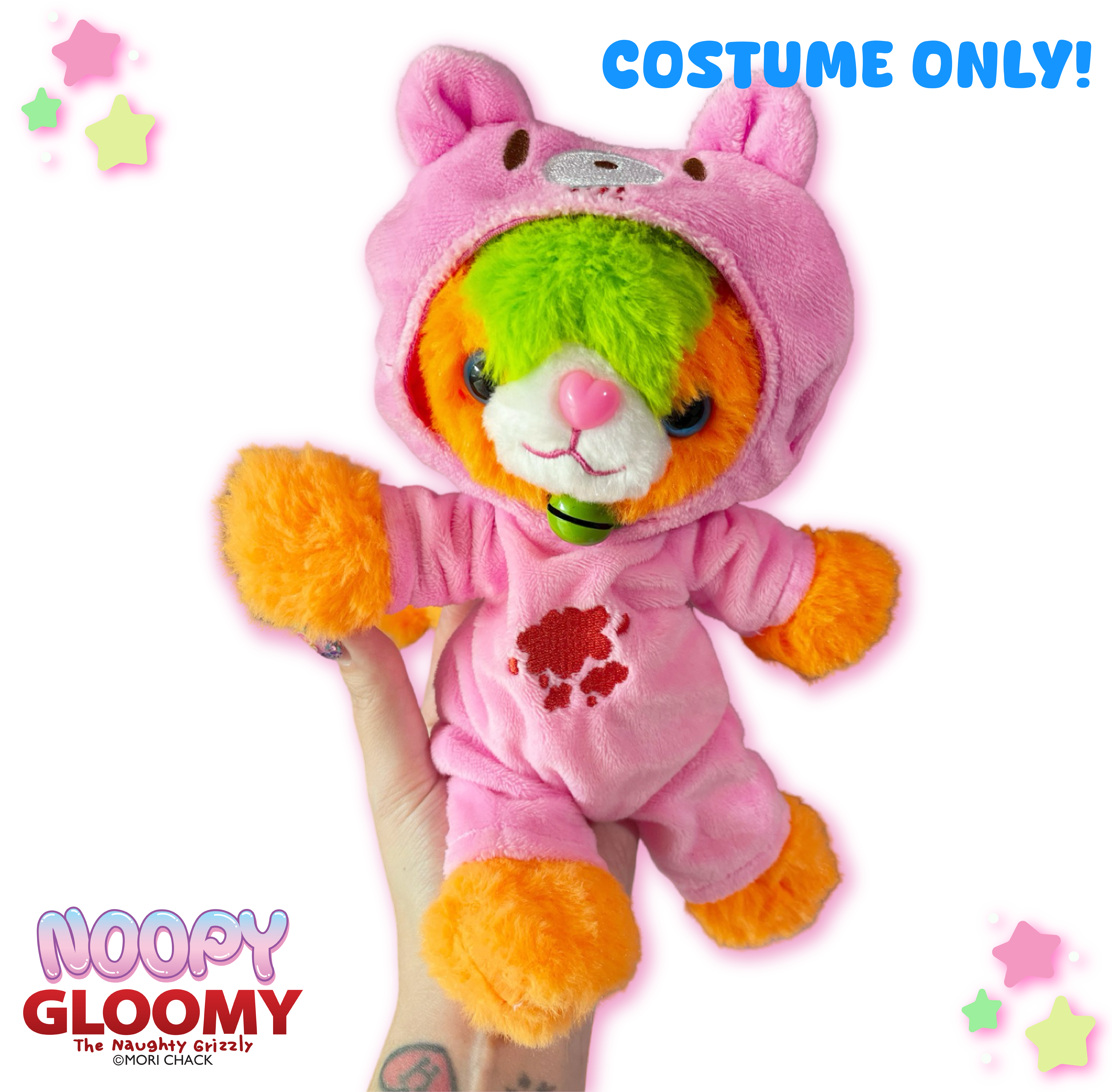 Gloomy Bear Kigurumi Costume for Noopy2 10" Plush