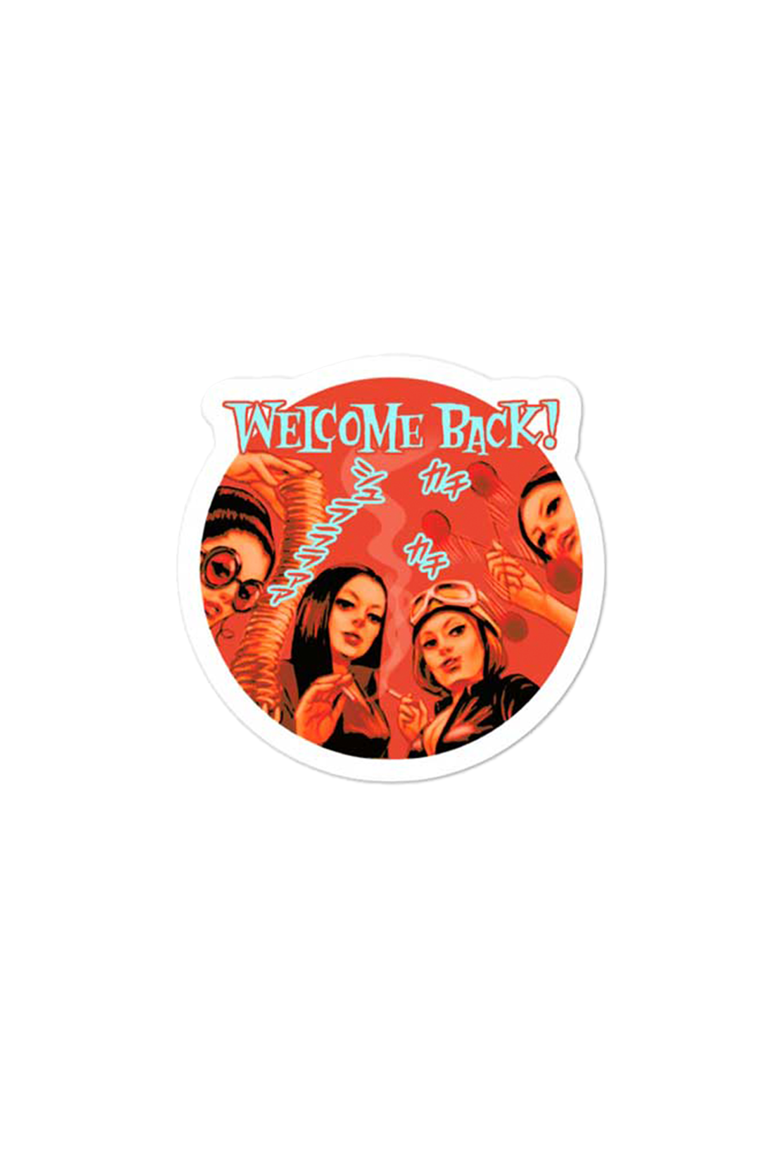 Welcom Back Sticker Welcome Back! Sticker